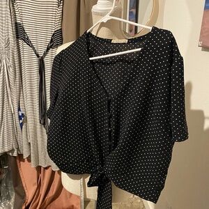 Polka dot top